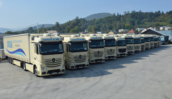 Internationaler LKW Güter- und Binnenverkehr