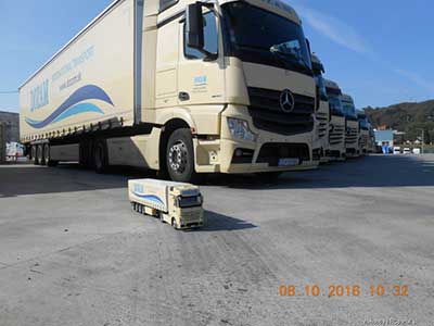Internationaler LKW Güter- und Binnenverkehr